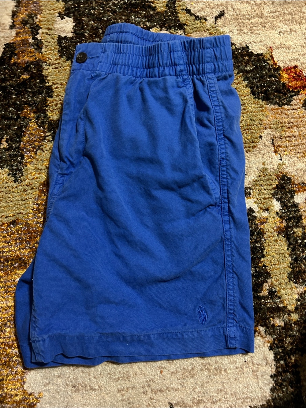 Polo Ralph Lauren Blue Elastic Waist Shorts